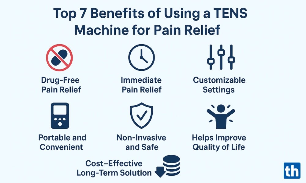 Top 7 Benefits of Using a TENS Machine for Pain Relief